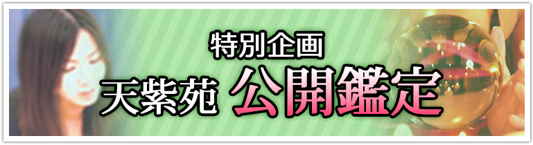 特別企画 天紫苑公開鑑定