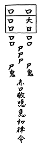 秘密を守るお札のイメージ