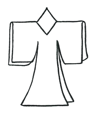 邪気を寄り付かせなくするお札のイメージ