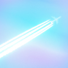 飛行機雲のおまじないのイメージ